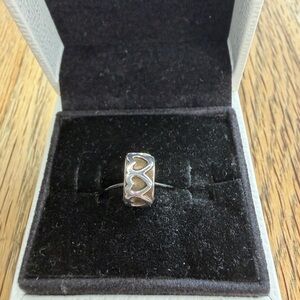 RETIRED Pandora Band of Hearts Clip Charm #791978